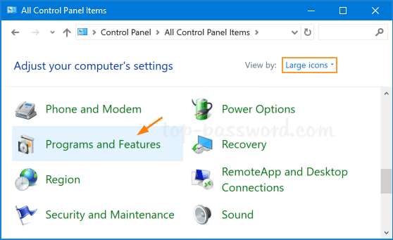 Access the "Control Panel" on your computer.
Click on "Programs" or "Programs and Features."