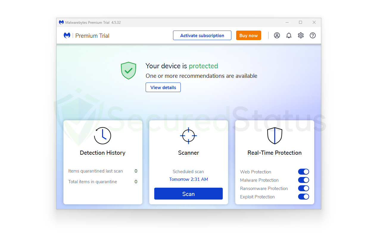 Install a reliable antivirus or anti-malware software (e.g., Windows Defender, Malwarebytes).
Perform a full system scan to detect and remove any malware or malicious programs.