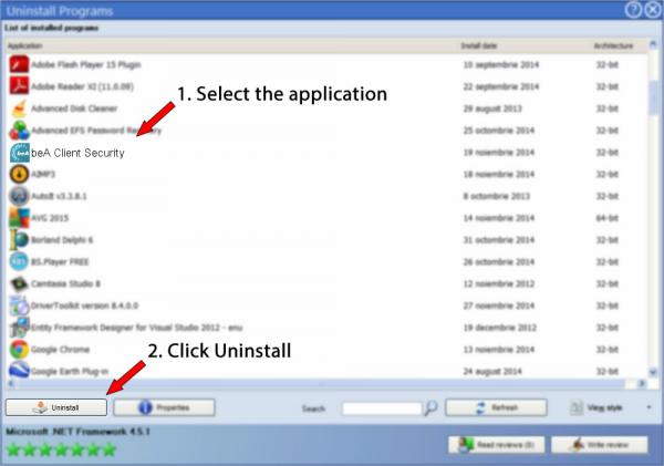 Locate the software or application that uses BEA.exe
Right-click on it and select "Uninstall"