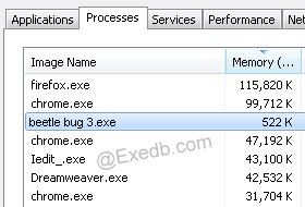 Look for any software related to Beetle Bug 3.exe.
If found, select the software and click on Uninstall or Remove.