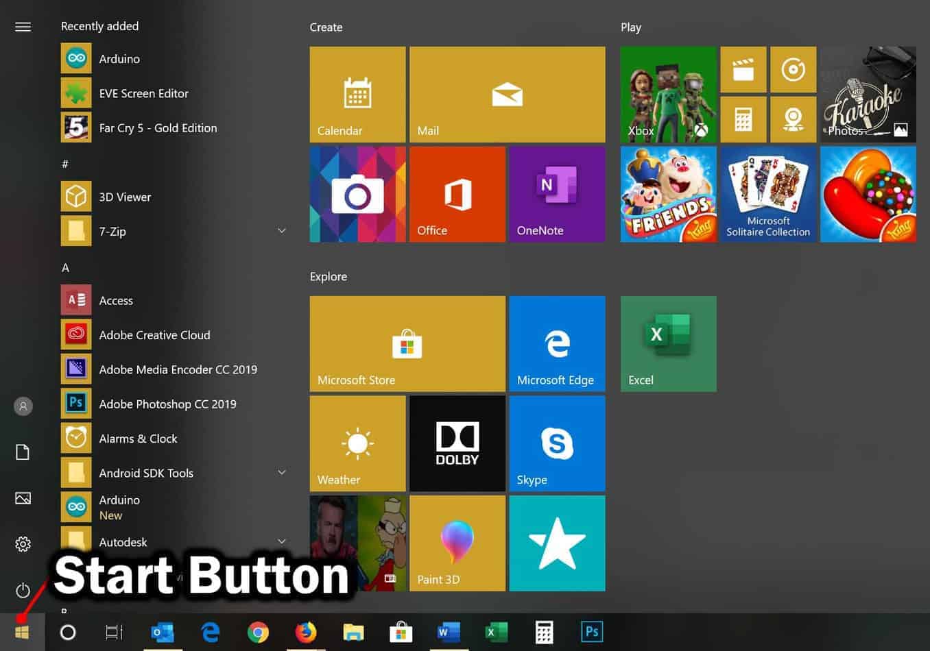 Step 1: Check Windows Version
Open Start menu by clicking on the Windows icon in the bottom-left corner of the screen.