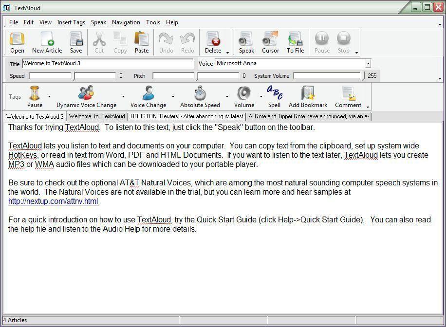 TextAloud: A text-to-speech software that can convert text into audio files. Offers various voices and advanced features like bookmarking and pronunciation editing.
VoiceNote II: A web-based speech recognition tool that allows users to dictate text in their web browser. Supports multiple languages and offers basic formatting options.