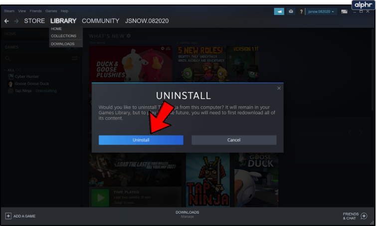 Uninstall the game from your computer.
Download the game installer from a reliable source.