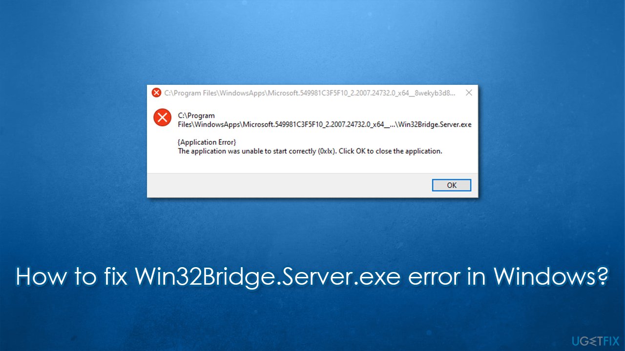 Visit the official website or software provider for Win32Bridge.Server
Look for the latest version or updates